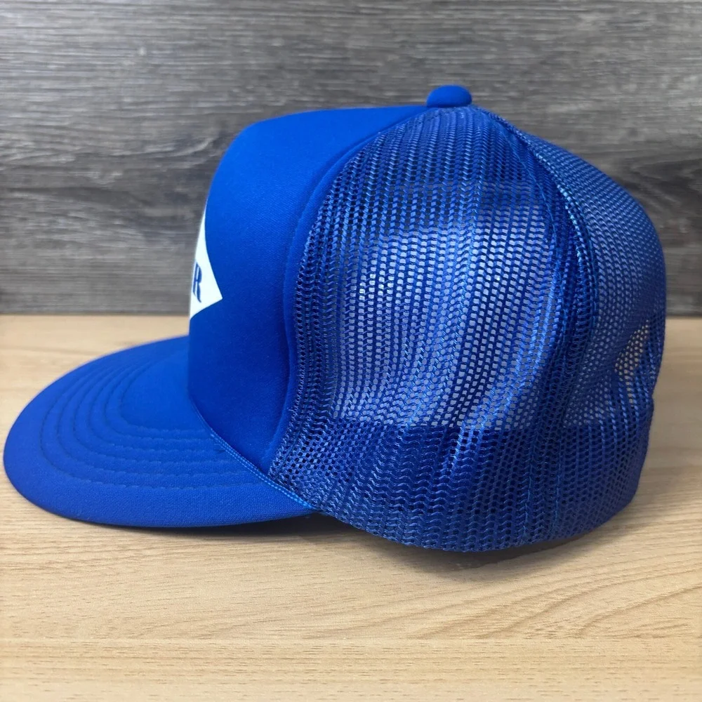 Vintage Bijur Hat Cap Snapback Blue Trucker‎ Adjustable